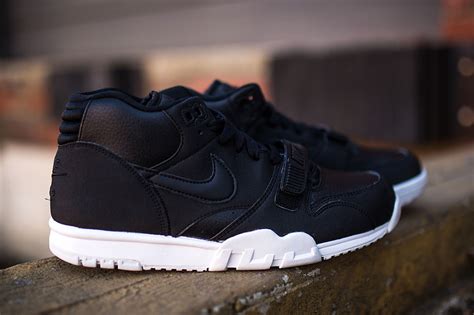 nike air trainer 1 mid black white|Nike Air Trainer 1 sale.